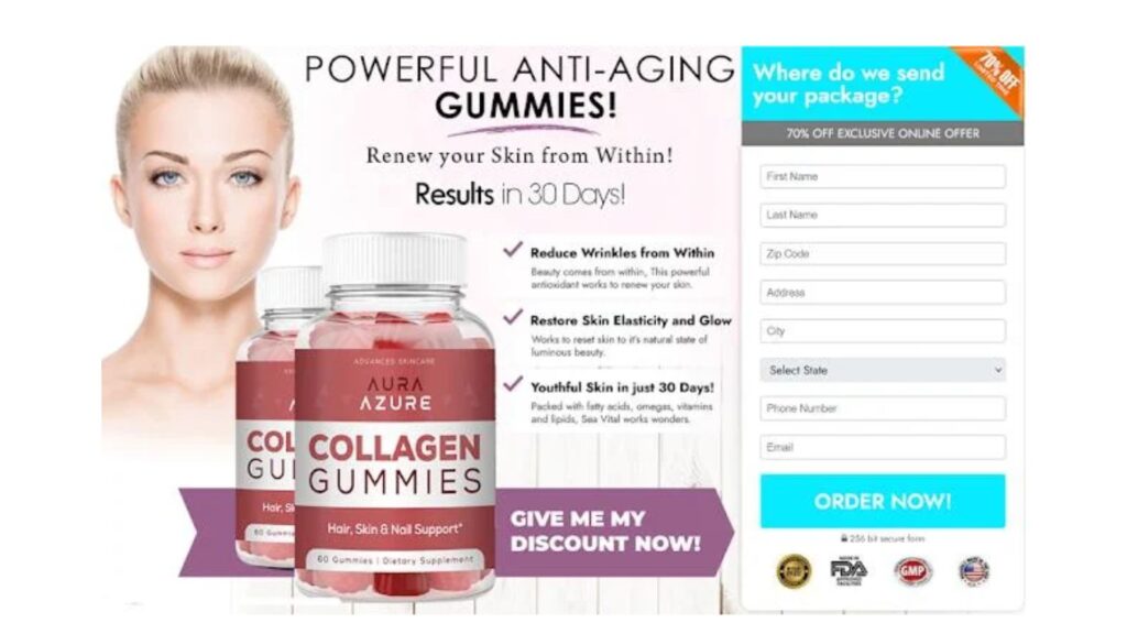 Aura Azure collagen Gummies scam